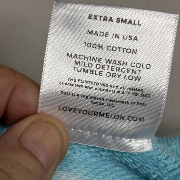 LOVE YOUR MELON x FRUITY PEBBLES  Flintstones Rare Tie Dye Sweatshirt Women's XS - Picture 7 of 10